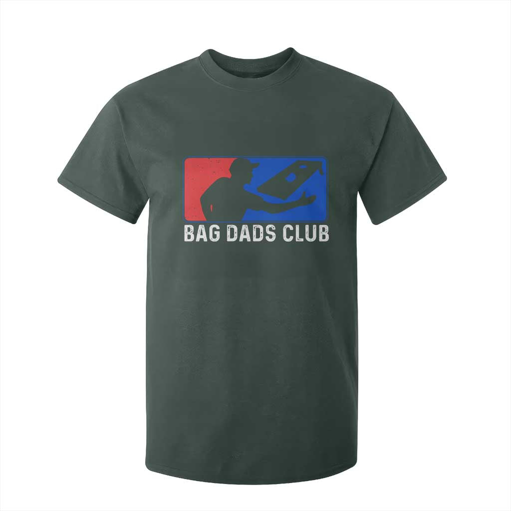 Funny Cornhole Bag Dads Club T Shirt For Kid TS10 Dark Forest Green Print Your Wear