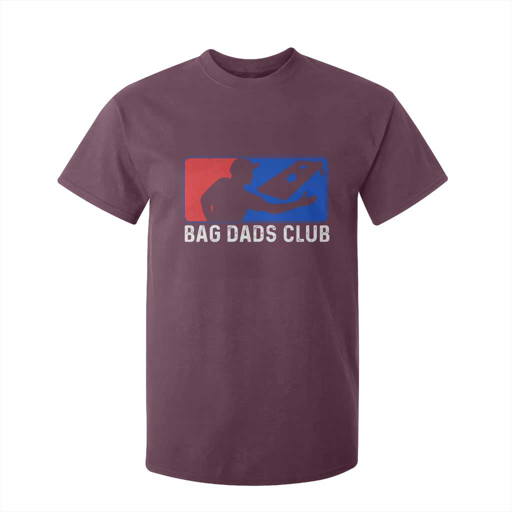 Funny Cornhole Bag Dads Club T Shirt For Kid TS10 Maroon Print Your Wear