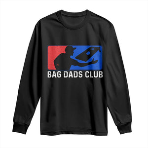 Funny Cornhole Bag Dads Club Long Sleeve Shirt TS10 Black Print Your Wear