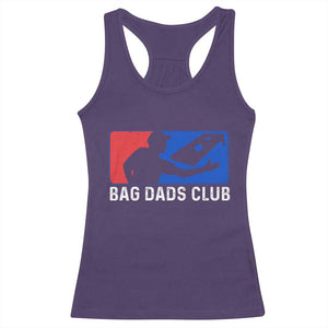 Funny Cornhole Bag Dads Club Racerback Tank Top TS10 Purple Print Your Wear