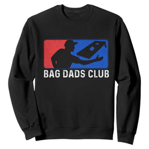 Funny Cornhole Bag Dads Club Sweatshirt TS10 Black Print Your Wear
