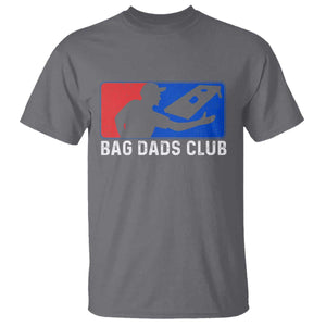 Funny Cornhole Bag Dads Club T Shirt TS10 Charcoal Print Your Wear