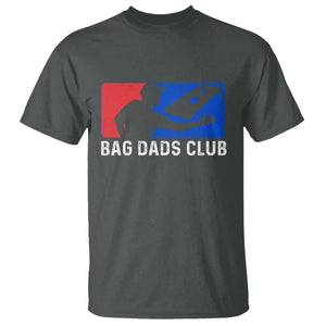 Funny Cornhole Bag Dads Club T Shirt TS10 Dark Heather Print Your Wear
