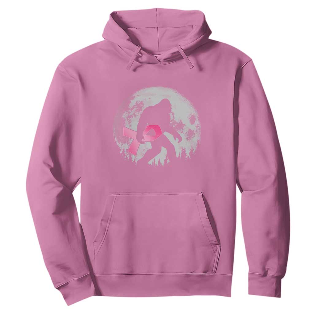 Bigfoot Pink Ribbon Breast Cancer Awareness Hoodie TS10 Azalea Print Your Wear