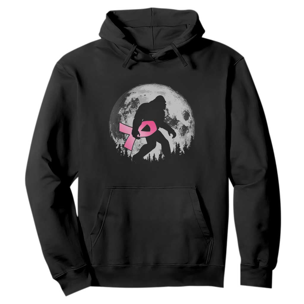 Bigfoot Pink Ribbon Breast Cancer Awareness Hoodie TS10 Black Print Your Wear
