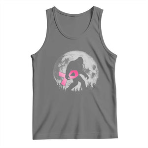 Bigfoot Pink Ribbon Breast Cancer Awareness Tank Top TS10 Black Heather Print Your Wear