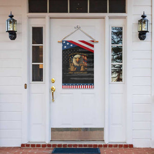 US 250th Anniversary Garden Flag Retro Bald Eagle American Flag Patriotic Veterans TS10 Print Your Wear