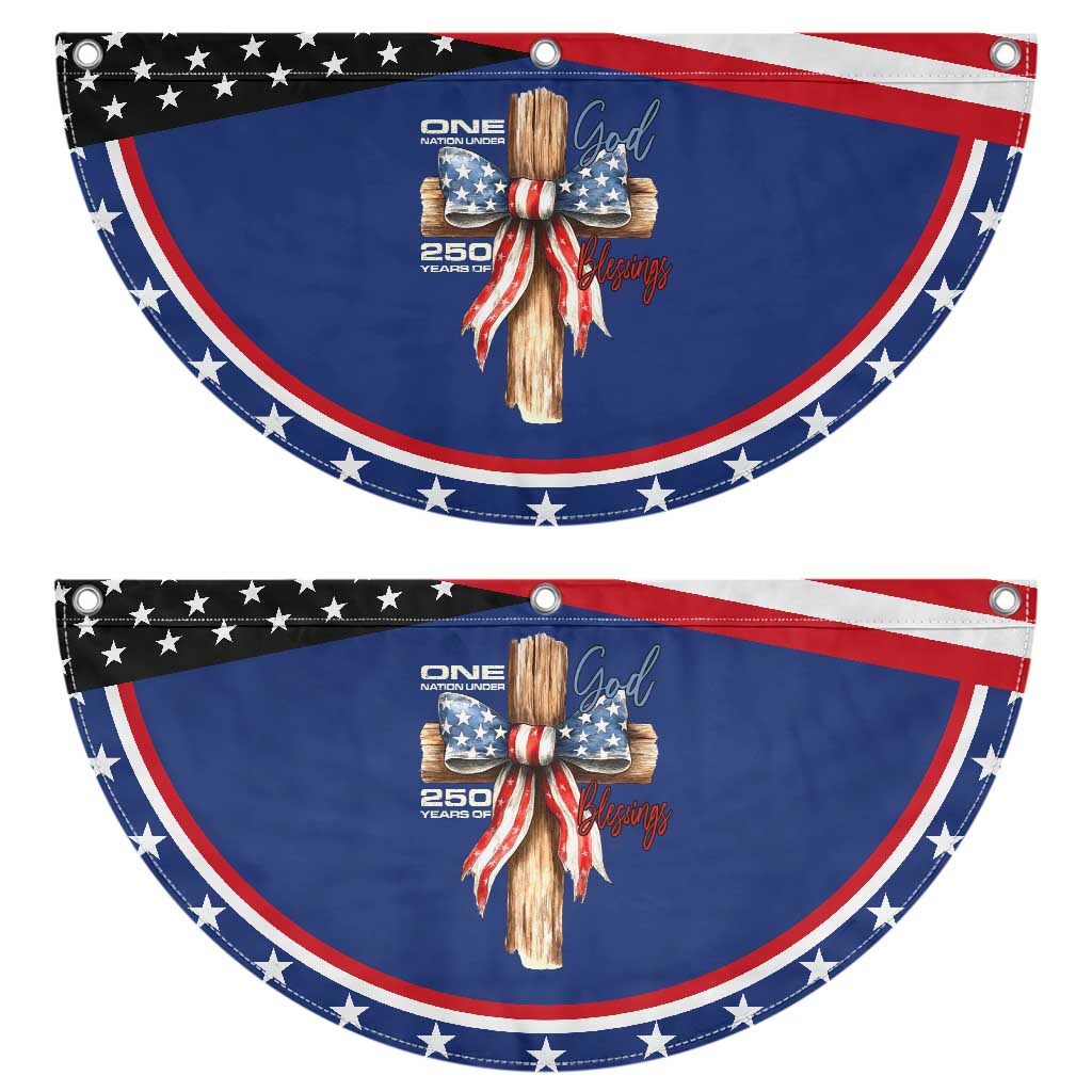 250 Years America Patriotic Fan Flag Coquette Bow Cross American 4th Of July 250th Anniversary TS10 2pcs pack Classic Navy Print Your Wear