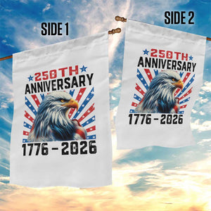 Eagle Flag America 250 Garden Flag 1776-2026 250th Birthday TS10 Print Your Wear