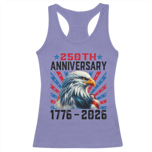 Eagle Flag America 250 Racerback Tank Top 1776-2026 250th Birthday TS10 Violet Print Your Wear