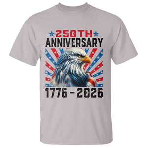 Eagle Flag America 250 T Shirt 1776-2026 250th Birthday TS10 Ice Gray Print Your Wear