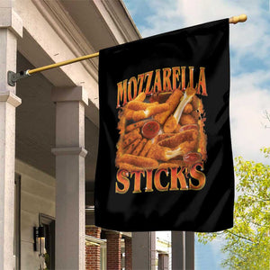 Mozzarella Sticks Garden Flag Funny Foodie Meme Snack Lover Vintage 90s TS10 Print Your Wear