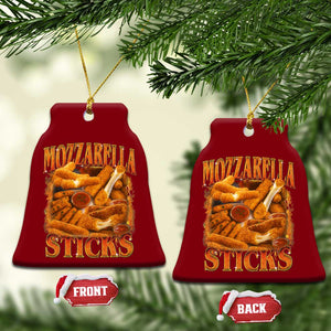 Mozzarella Sticks Ceramic Ornament Funny Foodie Meme Snack Lover Vintage 90s TS10 Print Your Wear