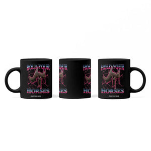 Hold Your Horses Funny Meme Coffee Mug Vintage 90s Style Bootleg Graphic TS10 Print Your Wear