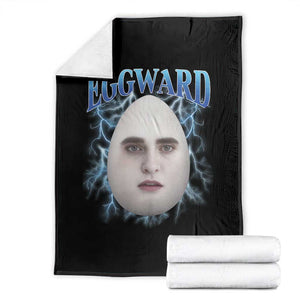 Eggward Throw Blanket Funny Unhinged Meme Gen Z Humor Bootleg Graphic TS10 Black Print Your Wear