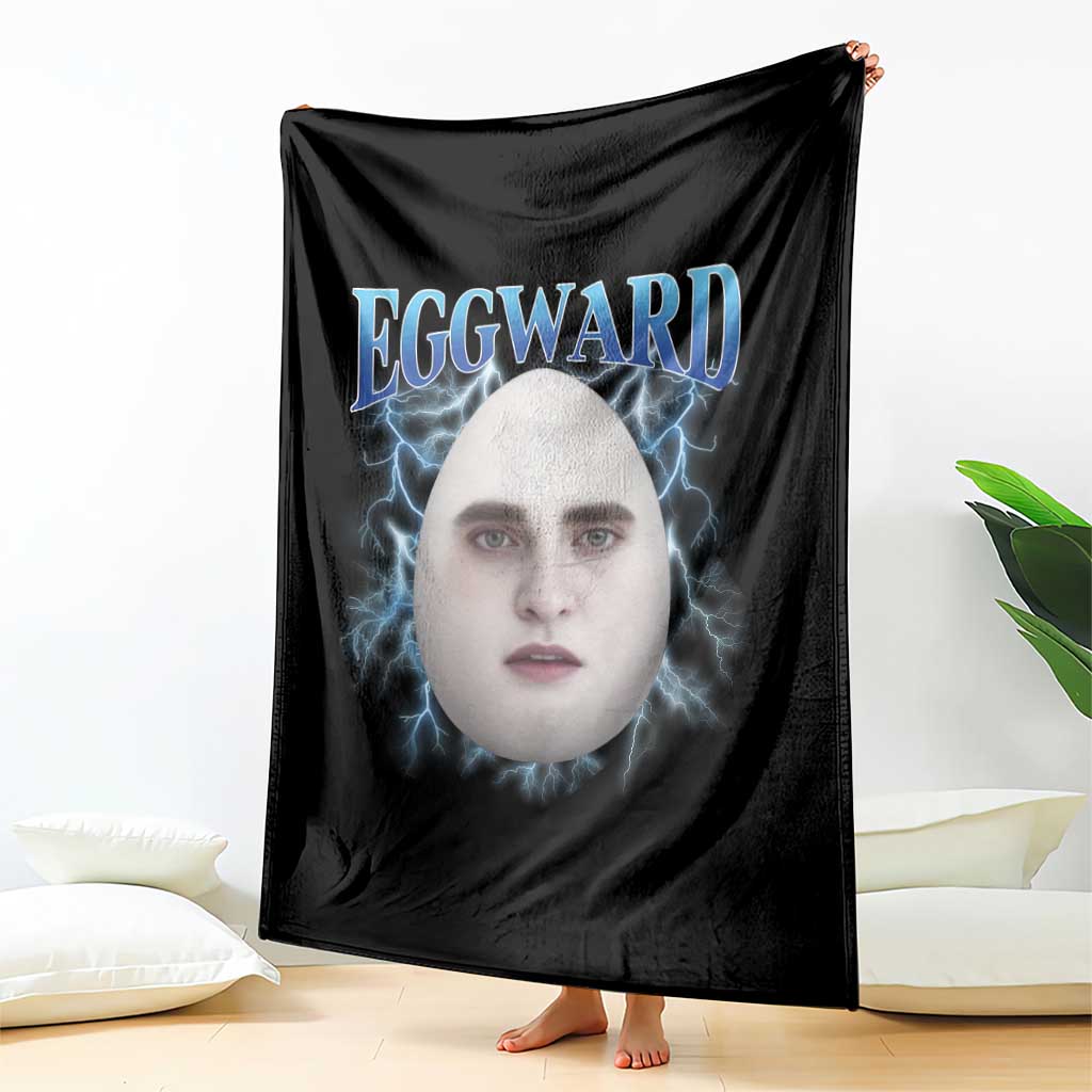 Eggward Throw Blanket Funny Unhinged Meme Gen Z Humor Bootleg Graphic TS10 Print Your Wear