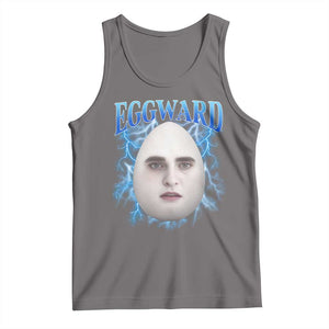 Eggward Tank Top Funny Unhinged Meme Gen Z Humor Bootleg Graphic TS10 Deep Heather Print Your Wear