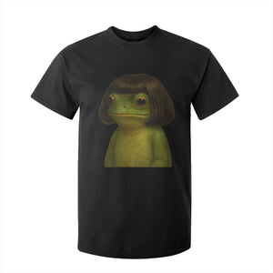 Funny Frog Bob Haircut Meme T Shirt For Kid Silly Toad Trends TS10 Black Print Your Wear