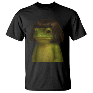 Funny Frog Bob Haircut Meme T Shirt Silly Toad Trends TS10 Black Print Your Wear