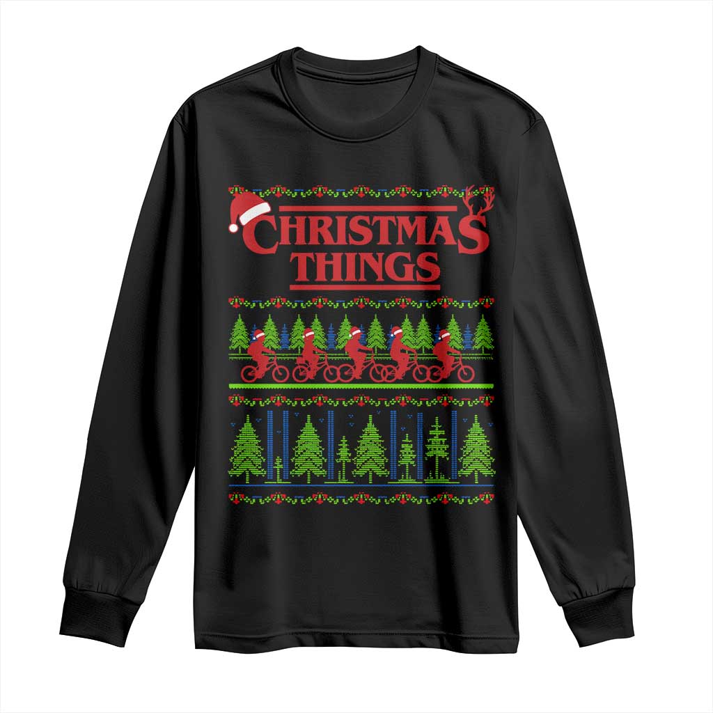Christmas Things Long Sleeve Shirt Vintage Movie TV Series Retro TS10 Black Print Your Wear