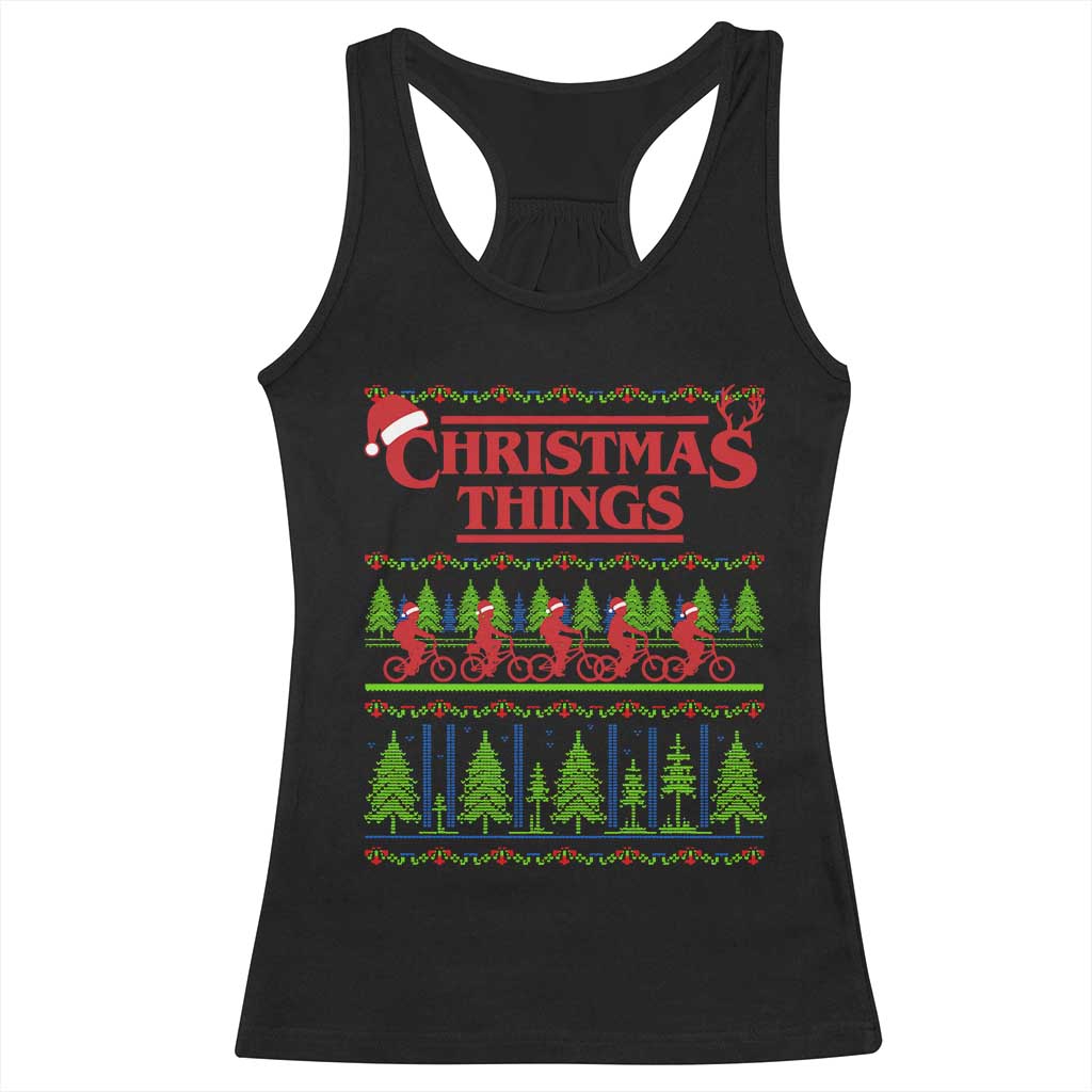 Christmas Things Racerback Tank Top Vintage Movie TV Series Retro TS10 Black Print Your Wear