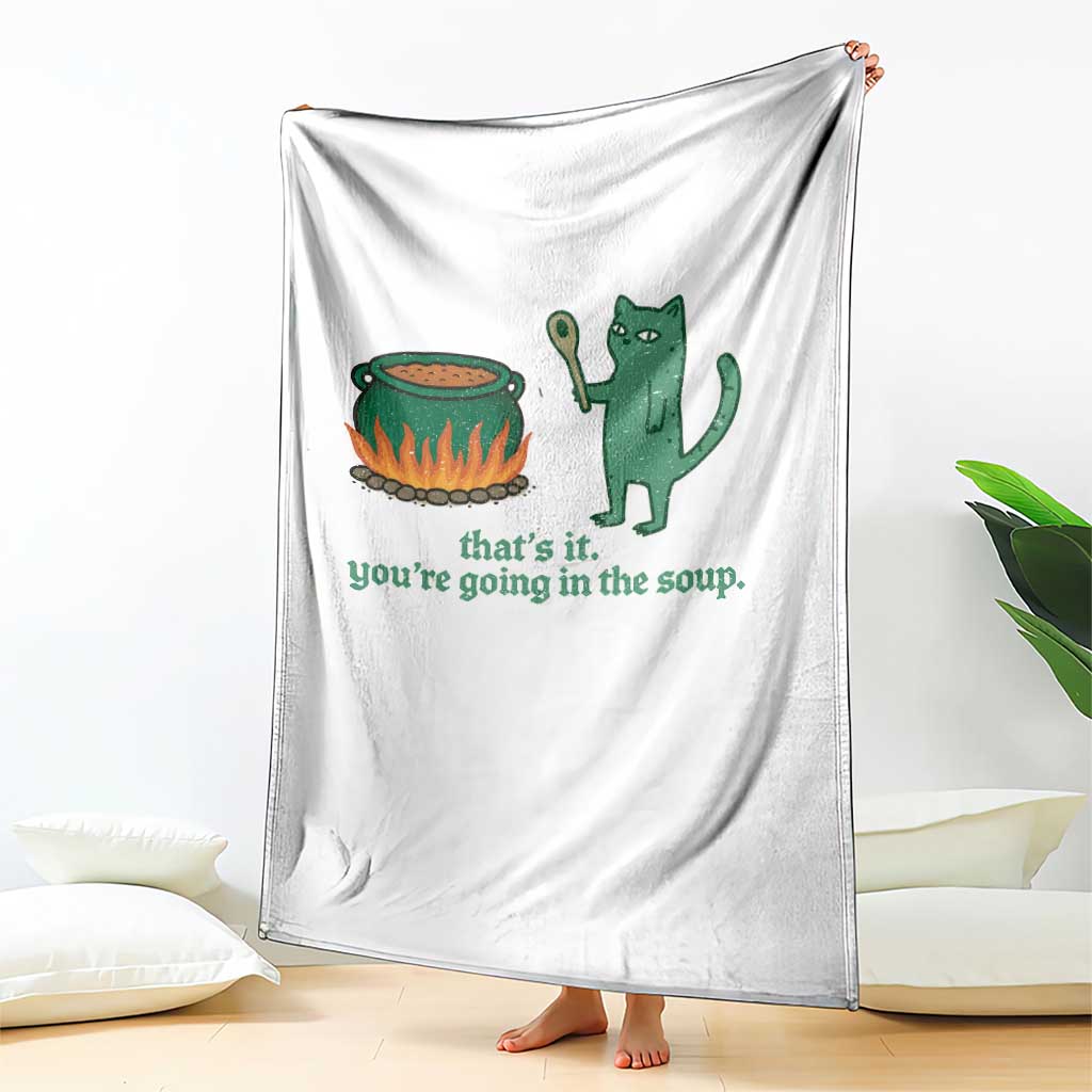 Sarcastic Cat Meme Throw Blanket Weirdcore Dark Humor TS10 Print Your Wear