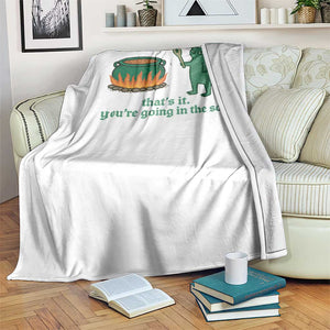 Sarcastic Cat Meme Throw Blanket Weirdcore Dark Humor TS10 Print Your Wear