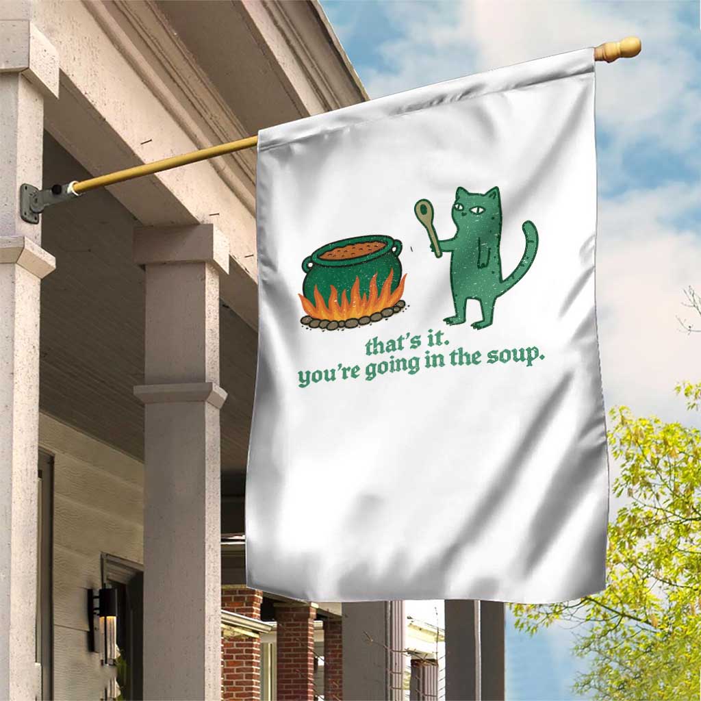 Sarcastic Cat Meme Garden Flag Weirdcore Dark Humor TS10 Print Your Wear