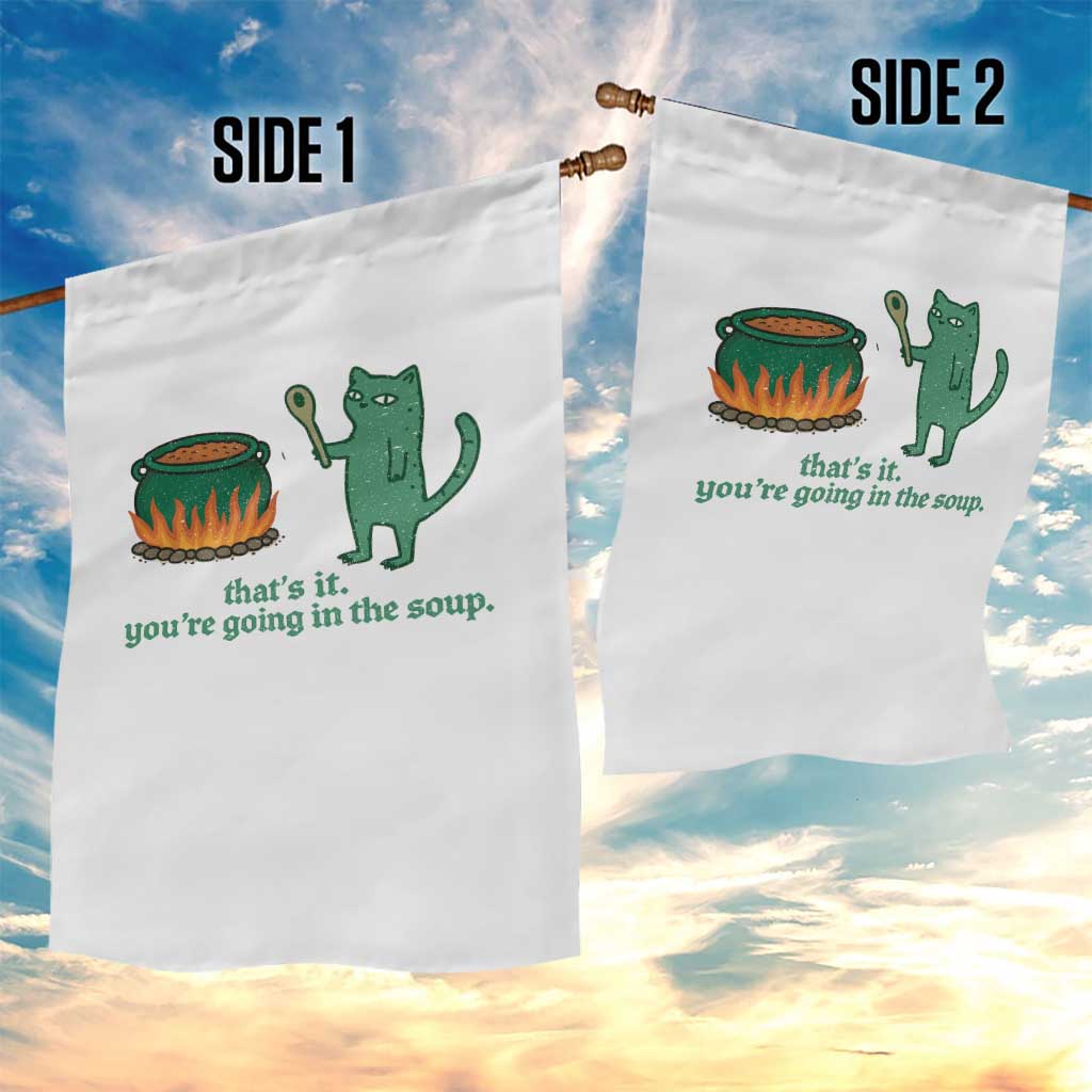 Sarcastic Cat Meme Garden Flag Weirdcore Dark Humor TS10 Print Your Wear