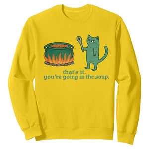 Sarcastic Cat Meme Sweatshirt Weirdcore Dark Humor TS10 Daisy Print Your Wear