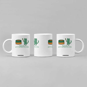 Sarcastic Cat Meme Coffee Mug Weirdcore Dark Humor TS10 Print Your Wear