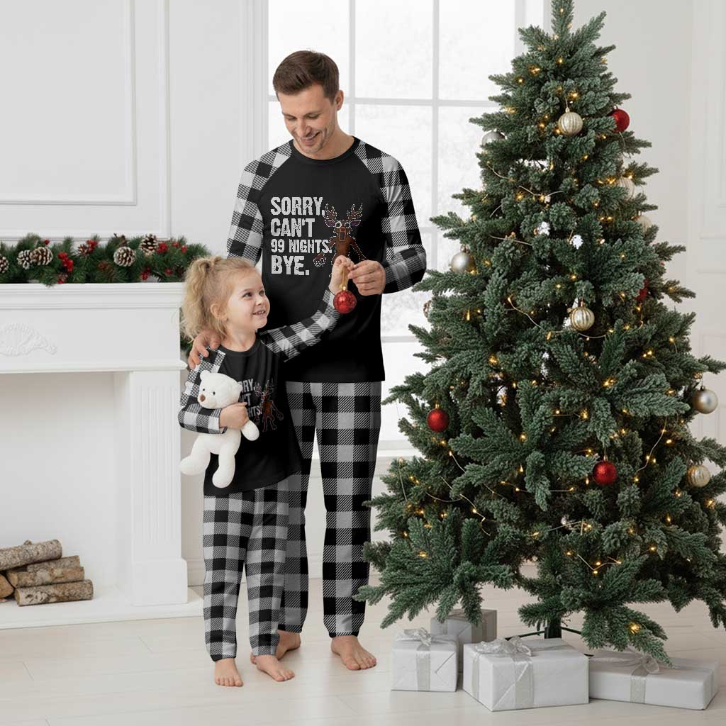 Sorry Cant 99 Nights Bye In The Forest Plaid Pajama Set Funny Gamer Gift TS10 White Plaid Print Your Wear