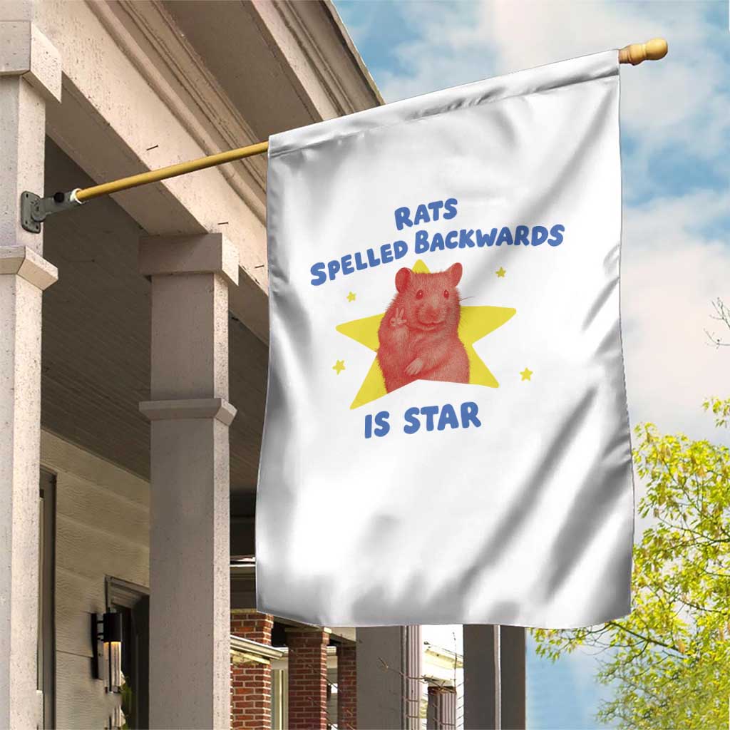 Rats Spelled Backwards Is Star Garden Flag Sarcastic Rat Meme TS10 Print Your Wear