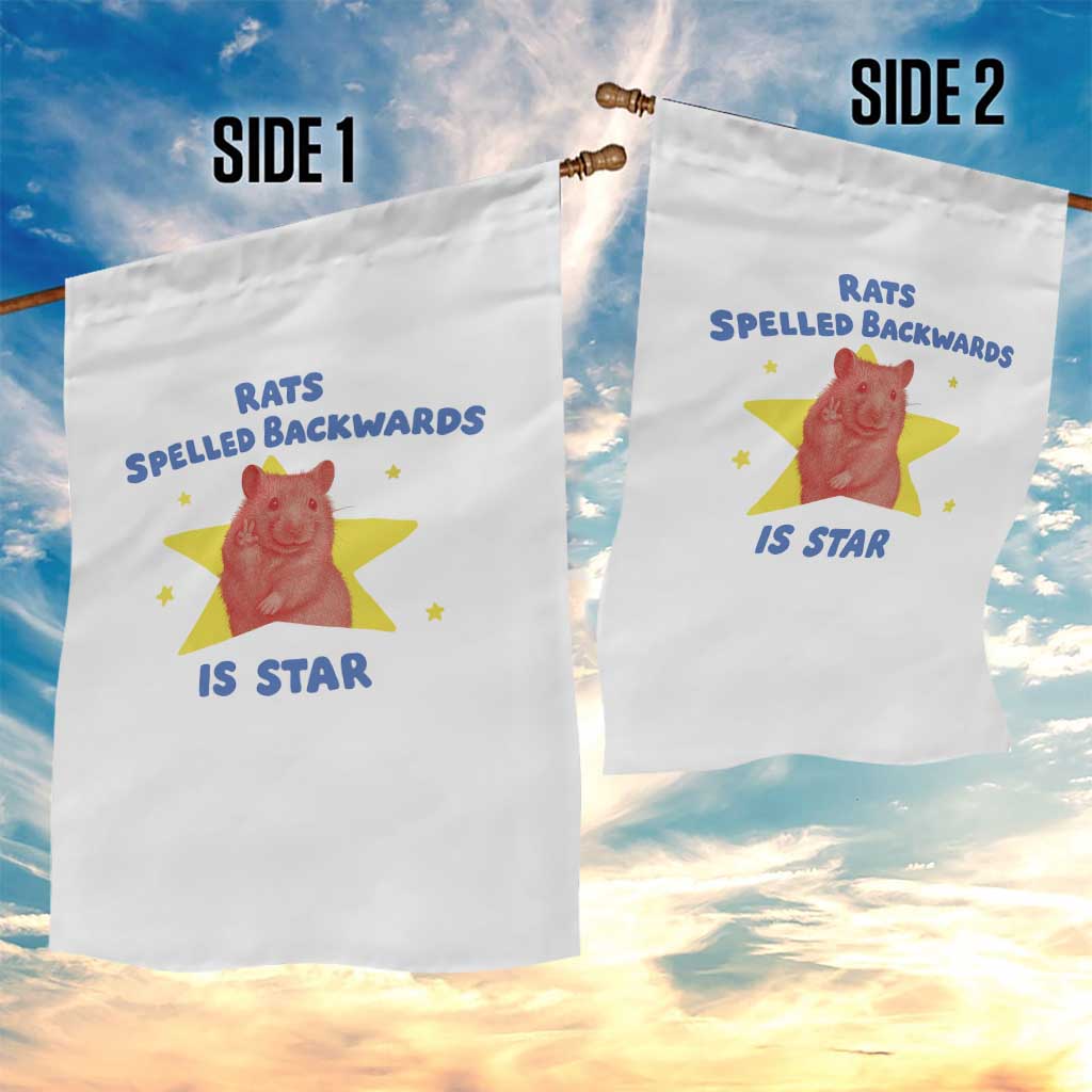 Rats Spelled Backwards Is Star Garden Flag Sarcastic Rat Meme TS10 Print Your Wear