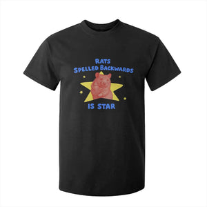 Rats Spelled Backwards Is Star T Shirt For Kid Sarcastic Rat Meme TS10 Black Print Your Wear