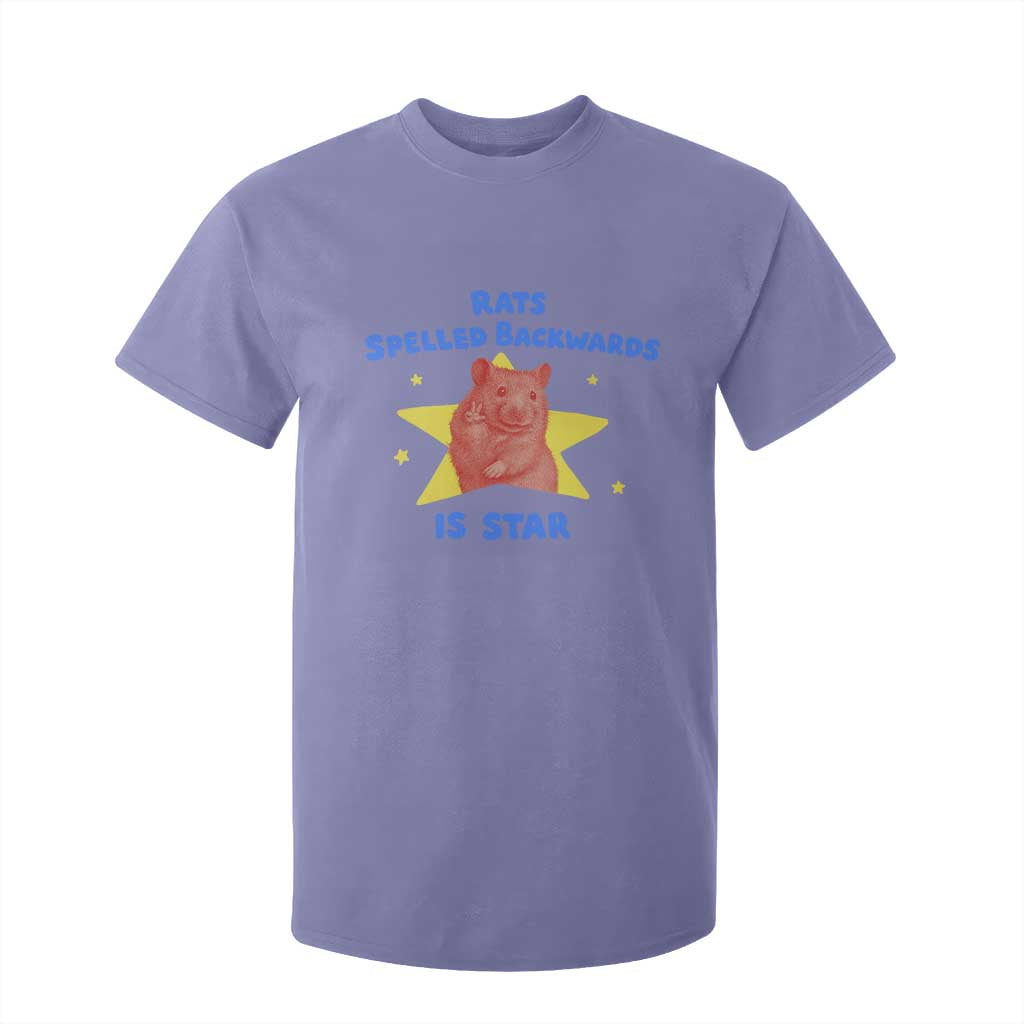 Rats Spelled Backwards Is Star T Shirt For Kid Sarcastic Rat Meme TS10 Violet Print Your Wear
