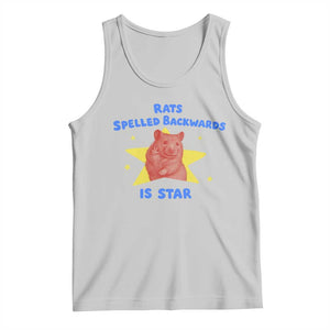 Rats Spelled Backwards Is Star Tank Top Sarcastic Rat Meme TS10 Ash Print Your Wear