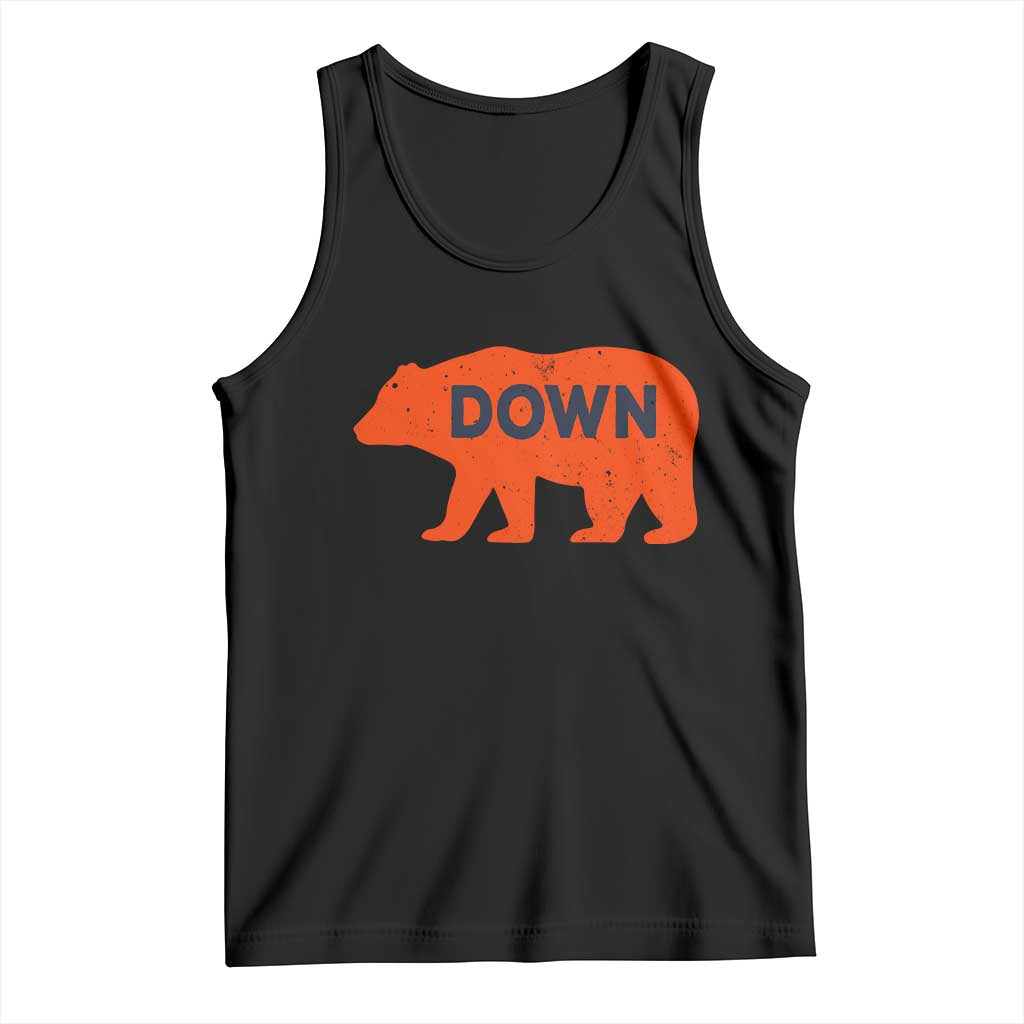 CFB Game Day Apparel Tank Top Down Vintage Trendy TS10 Black Print Your Wear