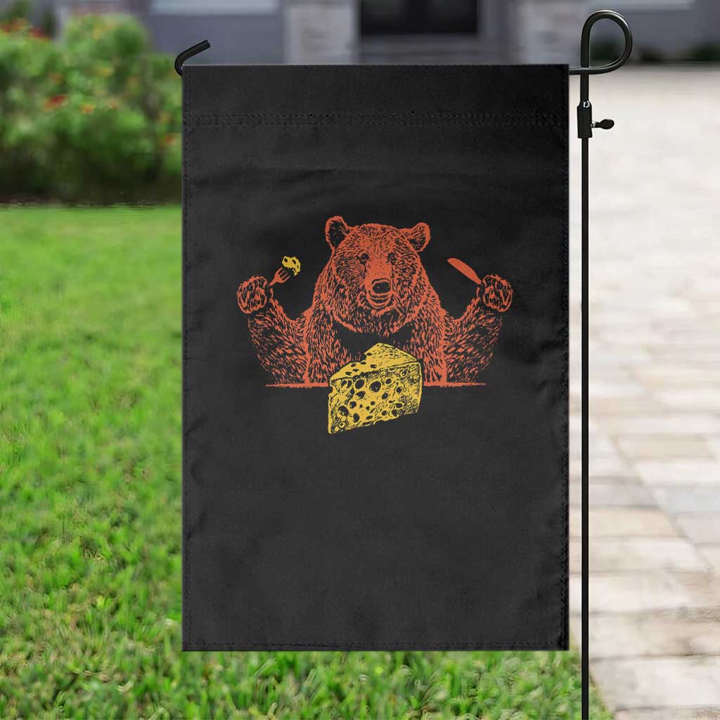BF Garden Flag Let's Eat Cheese Football Fans TS10 Print Your Wear