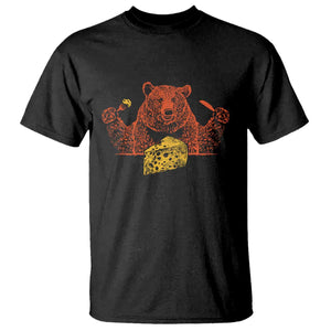 BF T Shirt - Let's Eat Cheese Football Fans Funny Graphic Tee TS10 Black Print Your Wear