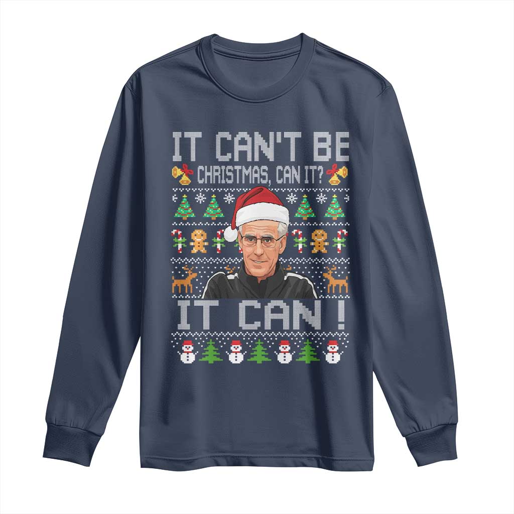 McCarthy It Cant Be Ugly Christmas Long Sleeve Shirt Retro Football Fan TS10 Navy Print Your Wear
