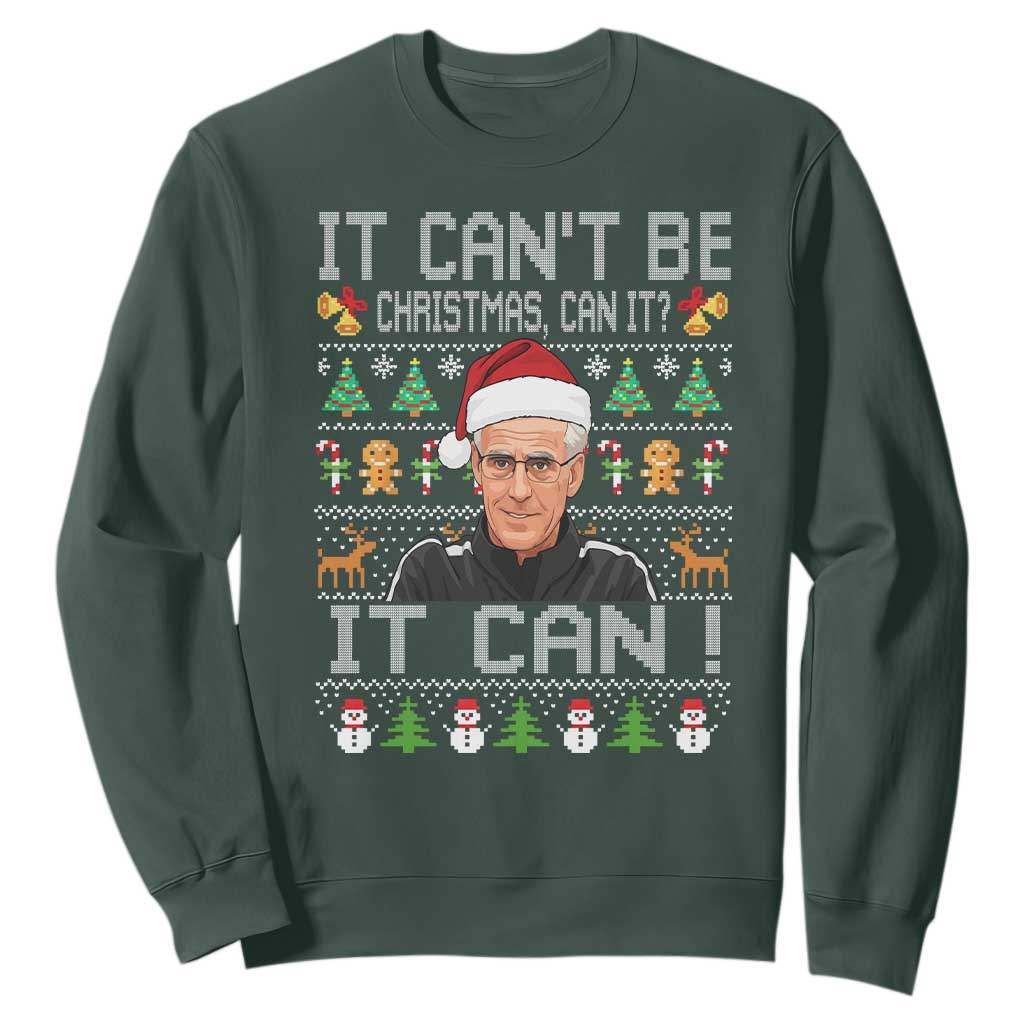 McCarthy It Cant Be Ugly Christmas Sweatshirt Retro Football Fan TS10 Dark Forest Green Print Your Wear