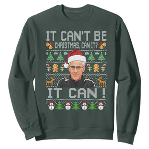 McCarthy It Cant Be Ugly Christmas Sweatshirt Retro Football Fan TS10 Dark Forest Green Print Your Wear