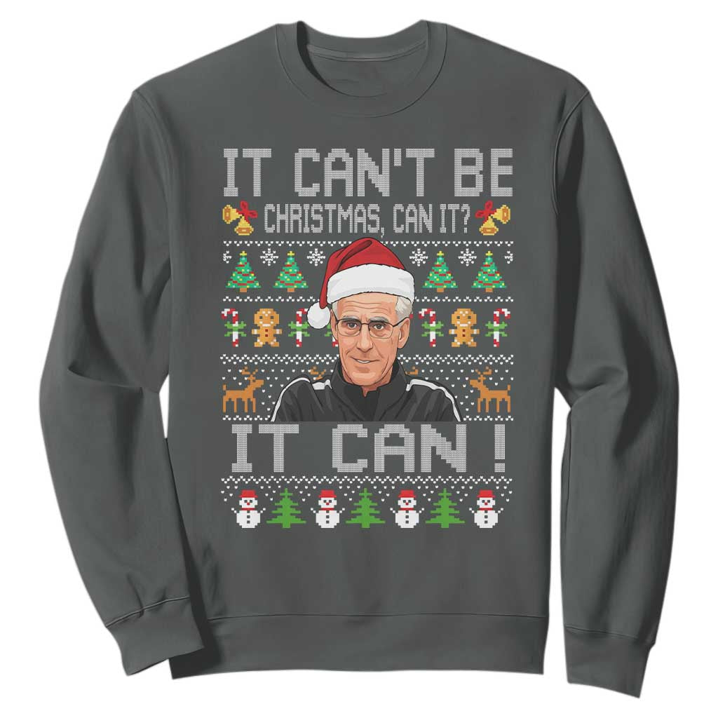 McCarthy It Cant Be Ugly Christmas Sweatshirt Retro Football Fan TS10 Dark Heather Print Your Wear