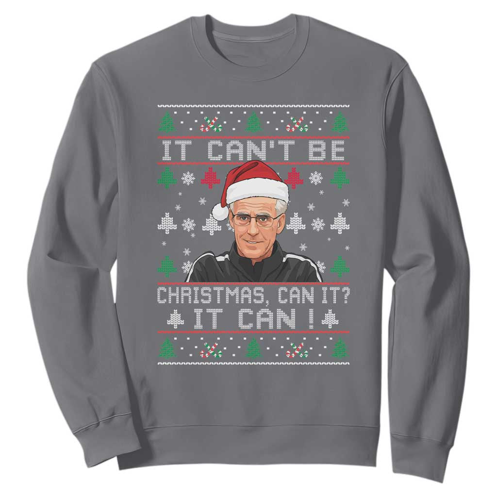 Christmas McCarthy It Cant Be Sweatshirt Retro Football Fan Ugly Xmas TS10 Charcoal Print Your Wear