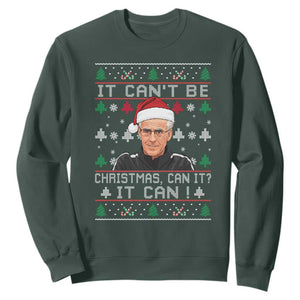 Christmas McCarthy It Cant Be Sweatshirt Retro Football Fan Ugly Xmas TS10 Dark Forest Green Print Your Wear