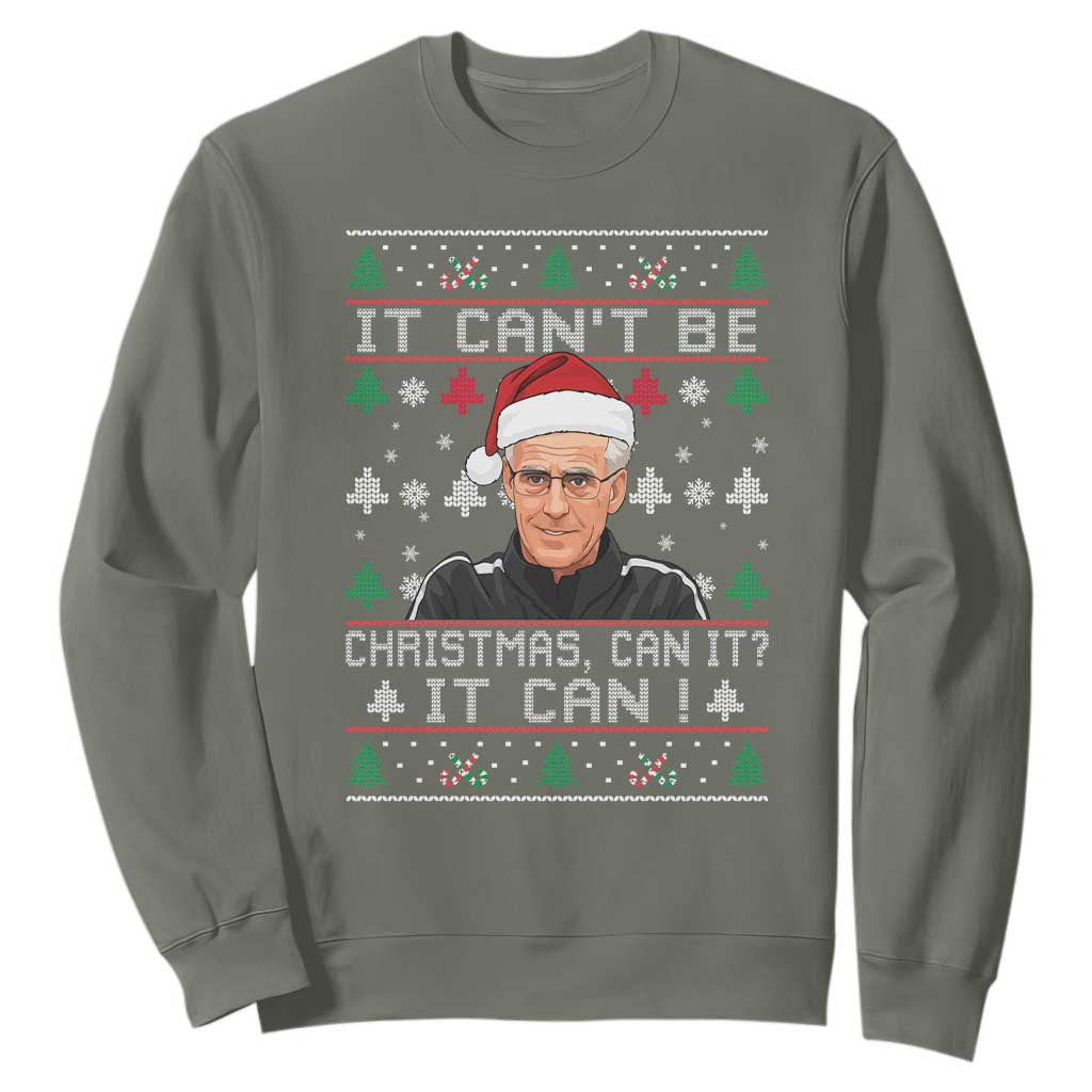 Christmas McCarthy It Cant Be Sweatshirt Retro Football Fan Ugly Xmas TS10 Military Green Print Your Wear