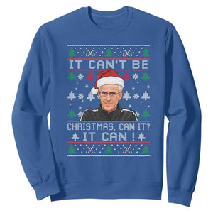Christmas McCarthy It Cant Be Sweatshirt Retro Football Fan Ugly Xmas TS10 Royal Blue Print Your Wear