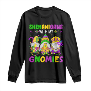 Carnival Mardi Gras Long Sleeve Shirt Leopard Gnomes New Orleans Trip TS10 Black Print Your Wear