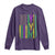 Funny Mardi Gras Crawfish Long Sleeve Shirt Whos Your Crawdaddy USA American Flag Carnival TS10 Purple Print Your Wear